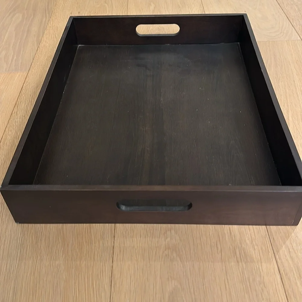 West Elm Wood Decor Tray